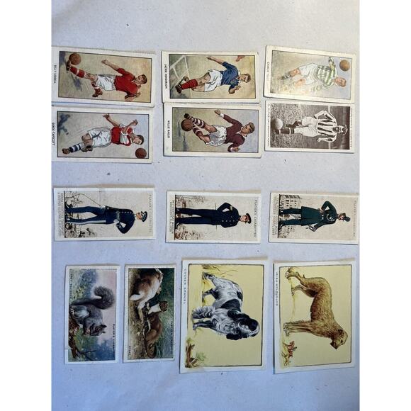Cigarette Cards (33) 1 Box Autos Sports Players Mobil Oil Churchman’s The Wizard - Picture 3 of 7